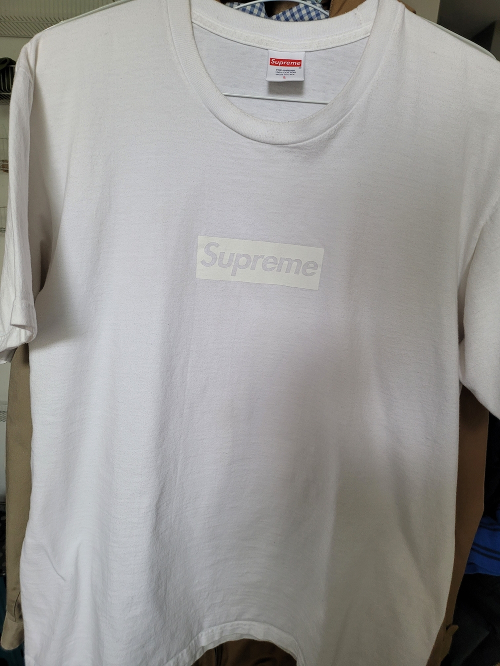 Supreme White Box Logo Tee